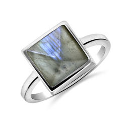 Labradorite Silver Rings NSR-2380-LB